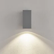 Lampy ogrodowe - Deko-Light Kinkiet zewnętrzny LED ShoreLine Pro Square, możliwość ściemniania, aluminiowy / szary / cynkowy, aluminium, nowoczesny - miniaturka - grafika 1