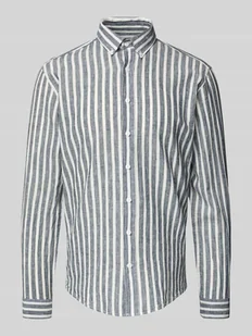 Koszula casualowa o kroju slim fit z kołnierzykiem typu button down - Koszule męskie - miniaturka - grafika 1