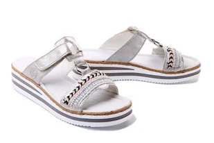 RIEKER V02M6-40 grey, klapki damskie - Rieker - Klapki i japonki damskie - miniaturka - grafika 1