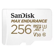 Karty pamięci - SANDISK Max Endurance, microSDXC, 256 GB + adapter SD - miniaturka - grafika 1