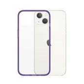 Etui i futerały do telefonów - PanzerGlass Obudowa dla telefonów komórkowych ClearCaseColor na Apple iPhone 13 0332) Purpurowy/przezroczysty - miniaturka - grafika 1