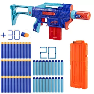 Nerf Elite 2.0 Zesatw Stormcharge Wild Edition F7376 + 30 Strzałek Waffle + Magazynek na 12 strzałek - Zabawki militarne - miniaturka - grafika 1