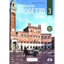 edilingua Nuovissimo Progetto italiano 3 Libro dello studente + CD Marin Telis - Pozostałe języki obce - miniaturka - grafika 1