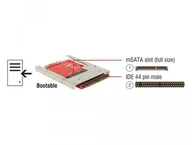 Kontrolery - Konwerter IDE 44pin - mSATA 2.5" DELOCK - miniaturka - grafika 1