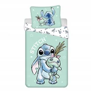 Pościel dla dzieci - Disney Lilo I Stitch Pościel Bawełniana 140x200 Dla Dziecka Sticz - miniaturka - grafika 1
