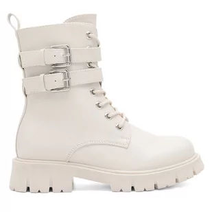 Trzewiki DeeZee CS5907-02 Beżowy - Buty dla dziewczynek - miniaturka - grafika 1
