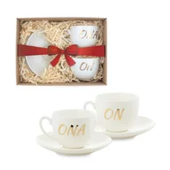 Filiżanki - Filiżanka Zestaw 2 Szt. 220Ml - Ona / On / F.H.U.P. Bogas - miniaturka - grafika 1