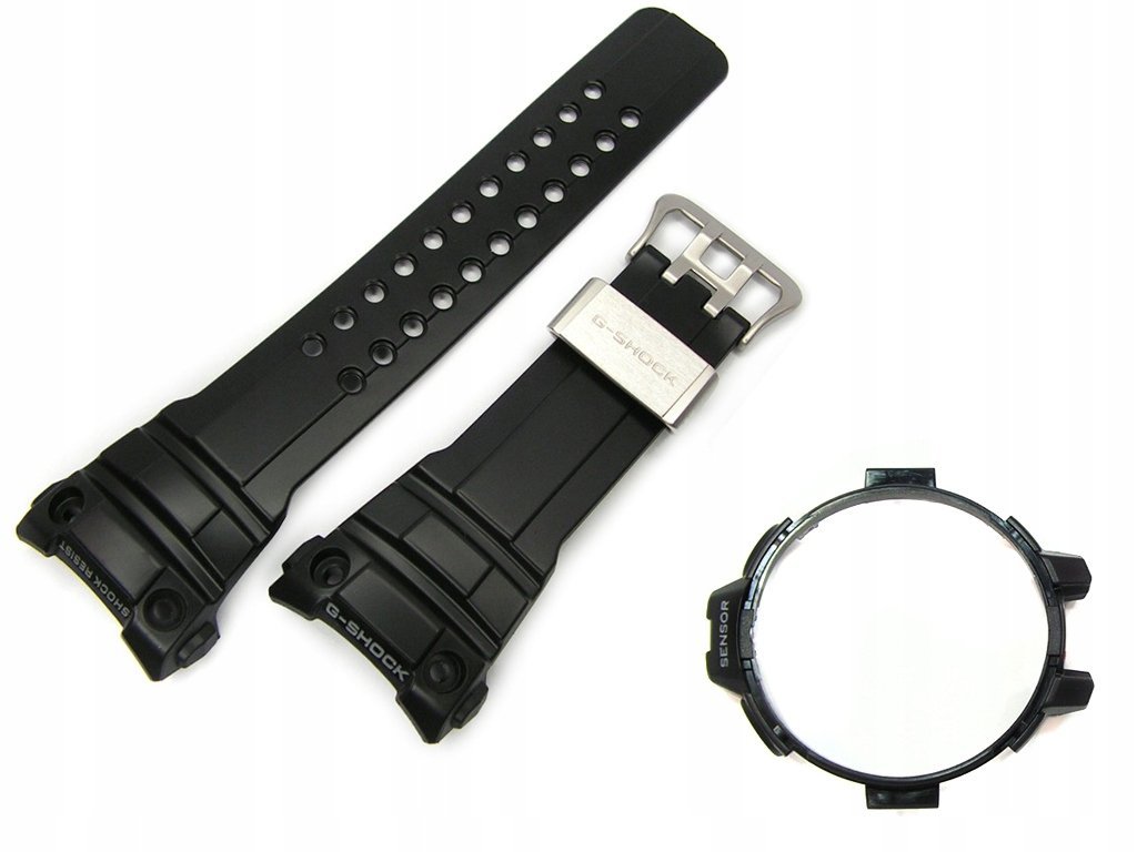 Czarny komplet Casio G-Shock pasek i bezel GWN-1000 GWN-1000B oryginał