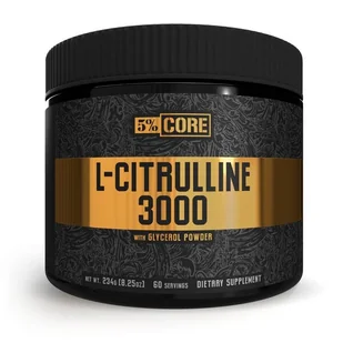 5% Nutrition - L-Cytrulina 3000, Core Series, Unflavoured, Proszek, 234g - Aminokwasy - miniaturka - grafika 1
