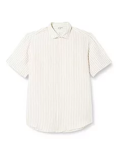 Seidensticker Męska koszula z krótkim rękawem, regular fit, beżowa, 40, beżowy, 40 - Koszule męskie - miniaturka - grafika 1