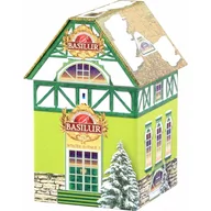 Herbata - Basilur WINTER AVENUE III zielona herbata CEJLOŃSKA mięta limonka PUSZKA liściasta - 100 g - miniaturka - grafika 1