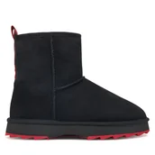 Śniegowce damskie - Śniegowce EMU Australia Sharky Mini W12434 Czarny - miniaturka - grafika 1