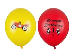PartyDeco "Balony 30 cm, Happy Birthday, mix (1 op. / 50 szt.)" SB14P-300-000 [15348208] - Balony i akcesoria - miniaturka - grafika 1