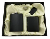 Trafika - Zestaw upominkowy papierośnica piersiówka zapalniczka lejek prezent upominek - miniaturka - grafika 1