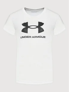 Under Armour T-Shirt Ua Sportstyle Logo 1363282 Biały Loose Fit - Koszulki dla chłopców - miniaturka - grafika 1