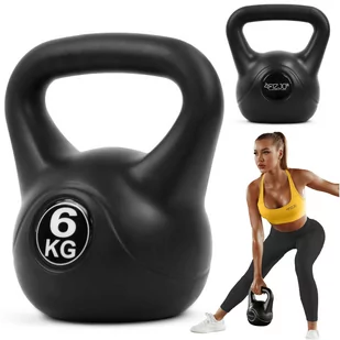 Odważnik Kettlebell do ćwiczeń wzmacniających i rehabilitacji - ergonomiczny uchwyt, wytrzymały materiał (4Fizjo Kettlebell) - Akcesoria do rehabilitacji - miniaturka - grafika 1