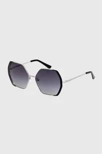Guess okulary przeciwsłoneczne damskie kolor srebrny GF0387 10B - Okulary przeciwsłoneczne - miniaturka - grafika 1