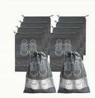 Plecaki worki - 10-pakietowe Worki na Buty z Poliestru z Przezroczystym Okienkiem Oddycha - miniaturka - grafika 1