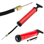 Piłki dla dzieci - Pompka do piłek uniwersalna ręczna Z WĘŻYKIEM i IGŁĄ Captain Mike - miniaturka - grafika 1