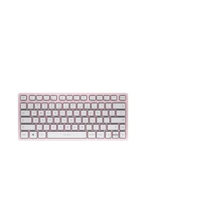 CHERRY KW 7100 MINI BT klawiatura Bluetooth QWERTY Angielski Różowy JK-7100EU-19 - Klawiatury - miniaturka - grafika 1