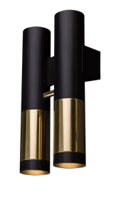Amplex 8360 - Kinkiet KAVOS 2xGU10/15W/230V czarny - Lampy ścienne - miniaturka - grafika 1