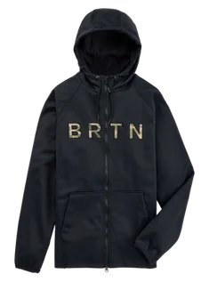 Bluzy narciarskie - Bluza aktywna Burton Crown Weatherproof true black FZ - grafika 1