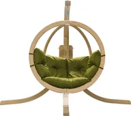 Fotele ogrodowe wiszące - Elior Pistacjowy fotel jajo - Parys 2X - miniaturka - grafika 1