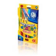 Kredki, ołówki, pastele i pisaki - Astra Kredki ołówkowe Jumbo tęczowe 12 kolorów - miniaturka - grafika 1