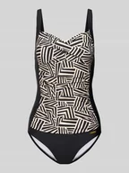 Stroje kąpielowe - Sukienka PLUS SIZE z drapowaniem model ‘Cleo’ - miniaturka - grafika 1