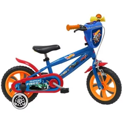 Rower dziecięcy HOT WHEELS 12 cali dla chłopca | Bezpłatny transport