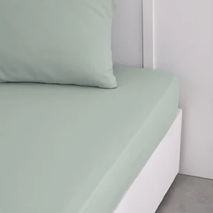 DZIŚ Prześcieradło Essential - 160 x 200+23 cm - 2 osoby - 100% bawełna gładka - Seledyn - Prześcieradła - miniaturka - grafika 1