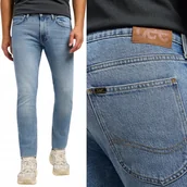 Spodnie męskie - Lee LUKE SLIM TAPERED Pool Days RURKI BLUE DżINS W34 L34 - miniaturka - grafika 1