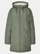 Kurtki damskie - Roxy Kurtka zimowa Better Weather ERJJK03634 Zielony Regular Fit - miniaturka - grafika 1