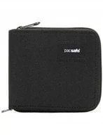 Pacsafe RFIDsafe Zip Around Wallet schwarz - Portfele - miniaturka - grafika 1