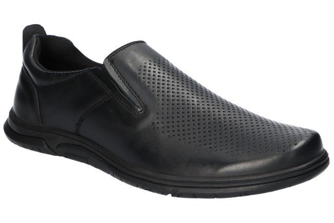 AMERICAN CLUB CY141 ELEGANCKIE SOLIDNE BUTY SKÓRZANE MODNE WSUWANE PÓŁBUTY MĘSKIE BK 41