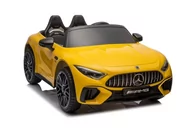 Pojazdy elektryczne dla dzieci - Auto Na Akumulator Mercedes Amg Sl63 Żółty Lakierowany - miniaturka - grafika 1