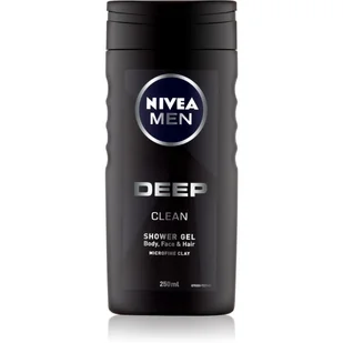 Nivea Men Deep Clean żel pod prysznic 250 ml dla mężczyzn - Żele pod prysznic dla mężczyzn - miniaturka - grafika 1
