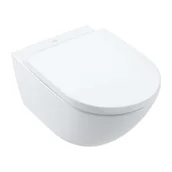 Miski WC - Villeroy & Boch Subway 3.0 - Wisząca miska WC z deską SoftClosing, TwistFlush, CeramicPlus, biel alpejska 4670TSR1 - miniaturka - grafika 1