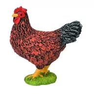 Figurki dla dzieci - Bullyland 62316  figurka do gier, kura brązowy, ok. 5 cm - miniaturka - grafika 1