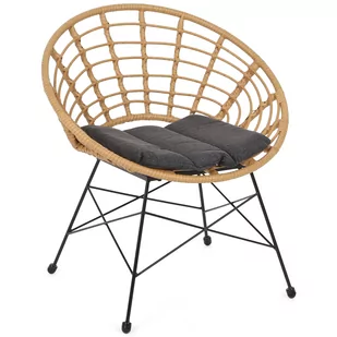 Meble ogrodowe technorattanowe Loreto Beige / Grey - Meble ogrodowe - miniaturka - grafika 4