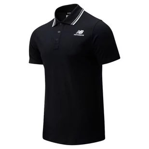 Koszulka New Balance MT01983BK - czarna - Koszulki sportowe męskie - miniaturka - grafika 1