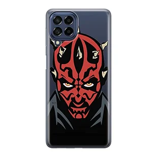 Etui Darth Maul 004 Star Wars Nadruk częściowy Przeźroczysty Producent: Samsung, Model: M53 5G - Etui i futerały do telefonów - miniaturka - grafika 1
