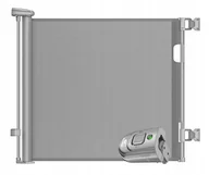 Zabezpieczenia dla dzieci - BRAMKA OCHRONNA ZABEZPIECZAJĄCA ROLOWANA NA SCHODY KIDIZ 180CM SZARA - miniaturka - grafika 1