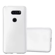 Etui i futerały do telefonów - Pokrowiec Do LG V30 / V30+ / V30S / V30S+ w METALLIC SREBRNY Etui TPU Silikon Obudowa Ochronny Case Cover Cadorabo - miniaturka - grafika 1