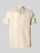 Koszule męskie - Koszula casualowa o kroju regular fit z kołnierzykiem typu resort model ‘ANDREA’ - miniaturka - grafika 1