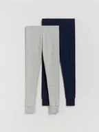 Skarpetki dla dzieci - Reserved - Bawełniane kalesony 2 pack - granatowy - miniaturka - grafika 1
