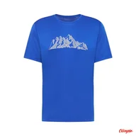 Koszulki męskie - Koszulka Męska Jack Wolfskin Peak Graphic T M - Vibrant Blue - miniaturka - grafika 1