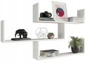 Regały - Półka Wisząca Theta Biała Regał Na Książki Zdjęcia - miniaturka - grafika 1