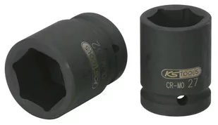 KS Tools 515.1396 3/4 cala Sześciokątny klucz nasadowy, krótkie, 1.1/2 cala siły 515.1396 - Klucze i nasadki - miniaturka - grafika 1