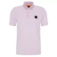 Koszule męskie - BOSS Męska koszula PeOxford, jasna/pastelowa, fioletowa, XL - miniaturka - grafika 1